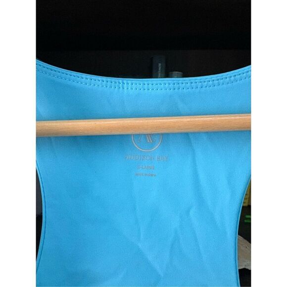 NWT Addison Bay Smooth Arch Sports Bra In Beverly Blue Size XL $68 MSRP - Picture 6 of 7
